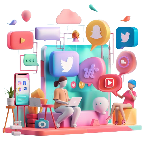 social media management illustration